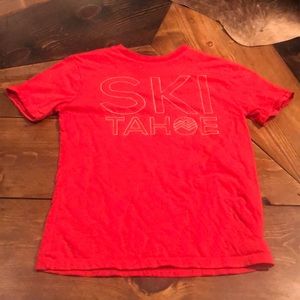 Ski Tahoe shirt red